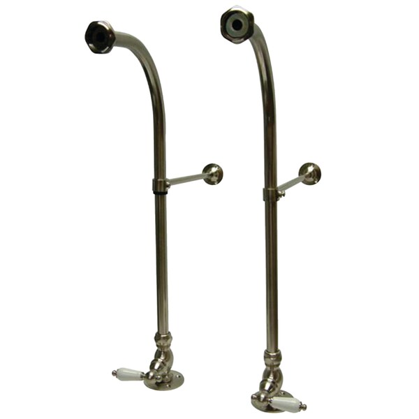 Rigid FreestAnd Supplies W/ Stops, Brushed Nickel